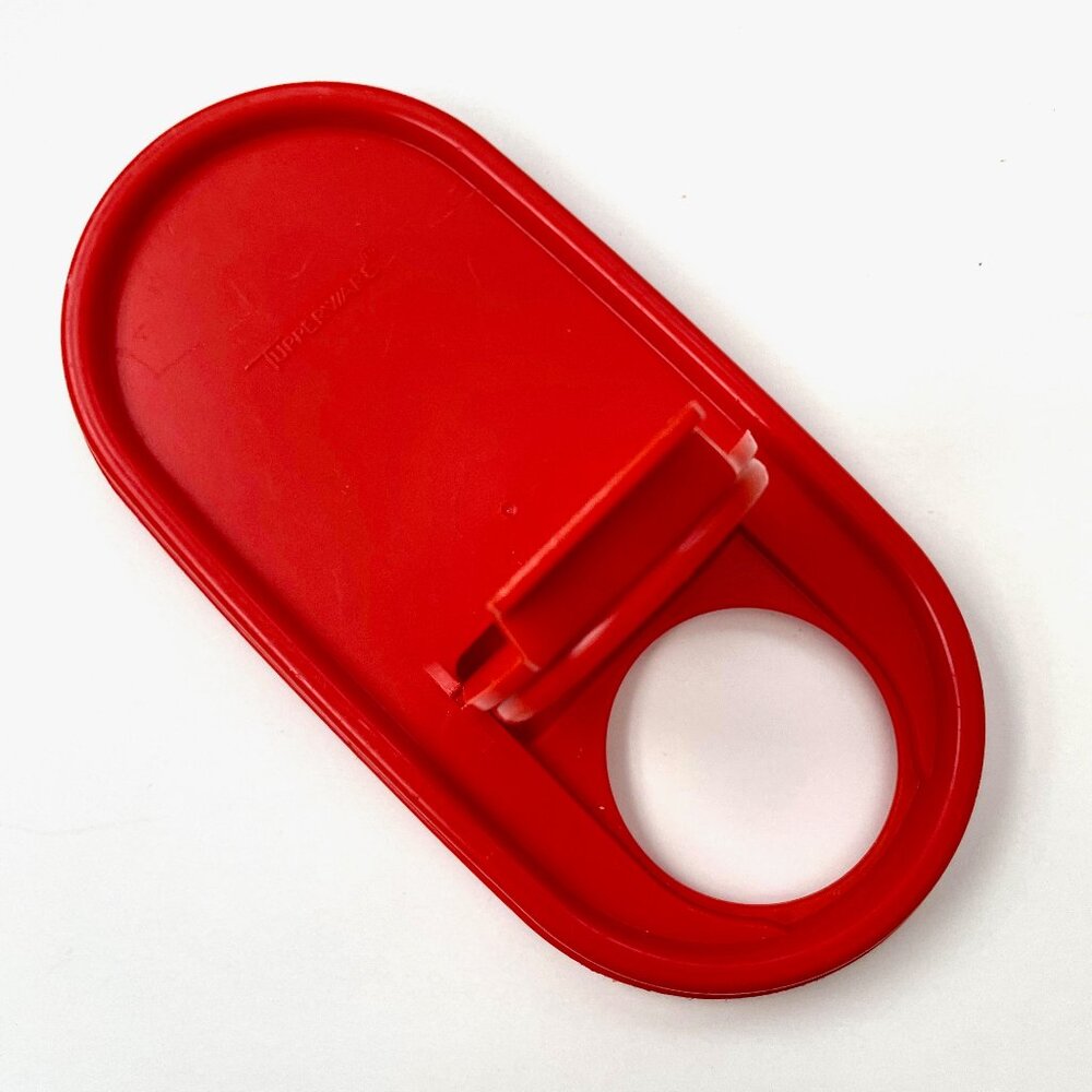 Tupperware 9” Oval #4 Modular Mates 1614 + Red Seal Lids 2 Lot 9.75 c 1616 1618 - Picture 9 of 11